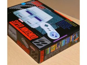 Caja consola Nintendo SNES NTSC, caja SNES NTSC