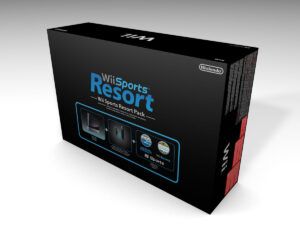 Caja consola Nintendo Wii Negra, caja vacía Wii Negra