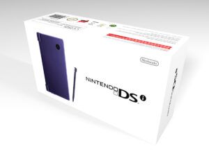 Caja consola DSi azul, caja DSi azul