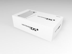 Caja consola DSi blanca, caja DSi blanca