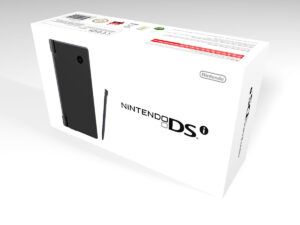 Caja consola DSi negra, caja DSi negra