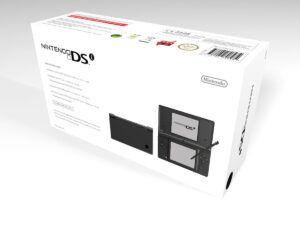 Caja consola DSi negra, caja DSi negra