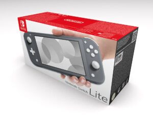 Caja consola Switch Lite gris, caja Switch Lite gris