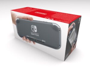 Caja consola Switch Lite gris, caja Switch Lite gris