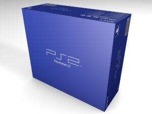Caja consola PlayStation 2 Fat NTSC, caja vacía PS2 Fat