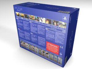 Caja consola PlayStation 2 Fat NTSC, caja vacía PS2 Fat