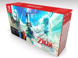 Caja consola Nintendo Switch Zelda, caja Switch Zelda