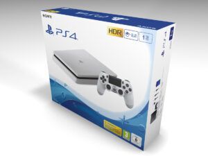 Caja consola PS4 Slim 1 Tb Blanca, caja vacía PS4 Slim 1 Tb Blanca