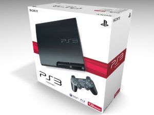 Caja consola PS3 Slim 120GB, caja vacía PS3 Slim 120GB