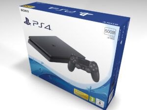 Caja consola PS4 Slim 500gb Negra, caja vacía PS4 Slim 500gb Negra