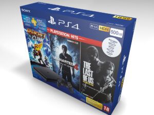 Caja consola PS4 Slim 500gb Negra, caja vacía PS4 Slim 500gb Negra