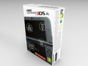 Caja consola New 3DS XL Negra, caja New 3DS XL Negra
