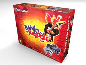 Caja consola Nintendo 64 Banjo Kazooie, caja N64 Banjo Kazooie