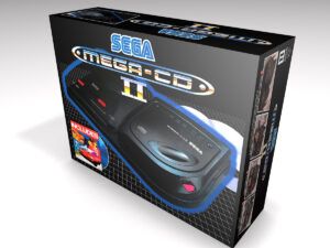 Caja consola Mega CD 2, caja vacía Mega CD 2