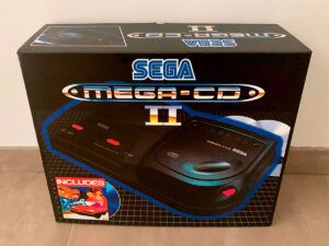 Caja consola Mega CD 2, caja Mega CD 2