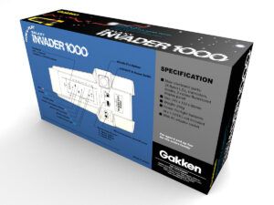 Caja consola Gakken Galaxy Invader 1000, caja Galaxy Invader