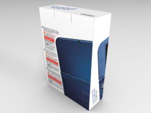 Caja consola New 3DS XL Azul Metal, caja New 3DS XL Azul