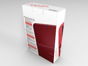 Caja consola New 3DS XL Rojo Metal, caja New 3DS XL Rojo
