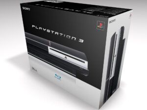 Caja consola PlayStation 3 Fat 60 GB, caja vacía PS3 Fat 60 GB