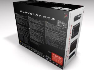 Caja consola PlayStation 3 Fat 60 GB, caja vacía PS3 Fat 60 GB