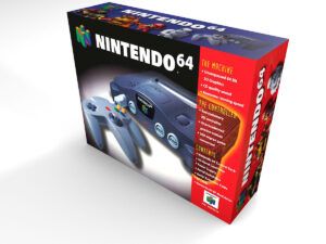 Caja consola Nintendo 64 EN, caja N64 EN