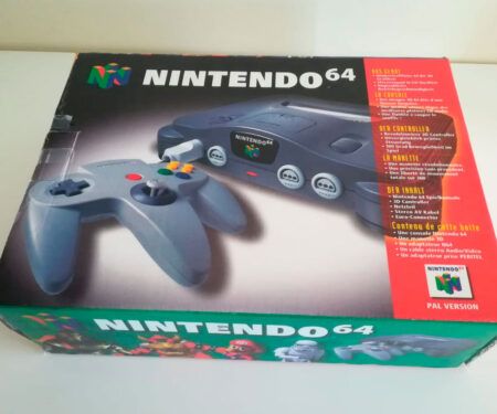 Caja consola Nintendo 64 EUR, caja N64 EUR
