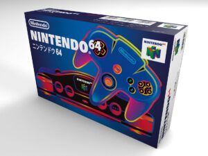 Caja consola Nintendo 64 Japan, caja vacía N64 Japan