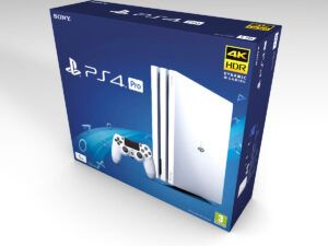 Caja consola Sony PS4 Pro Blanca, caja vacía PS4 Pro Blanca