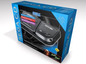 Caja consola Mega Cd NTSC, caja vacía Mega Cd NTSC