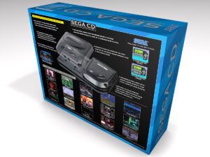 Caja consola Mega Cd NTSC, caja vacía Mega Cd NTSC