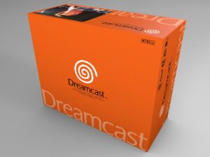 Caja consola Sega Dreamcast President Edition, caja vacía Dreamcast President