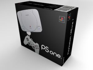 Caja consola Sony PS One 102A, caja vacía PS One 102A