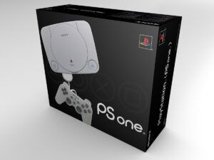 Caja consola Sony PS One 102c, caja vacía PS One 102c