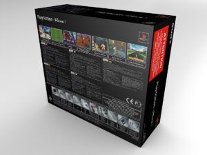 Caja consola Sony PS One 102c, caja vacía PS One 102c