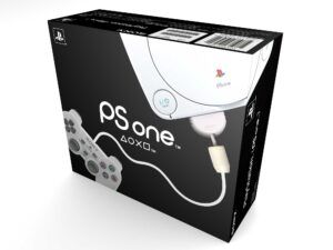 Caja consola Sony PS One 101 NTSC, caja vacía PS One 101 NTSC