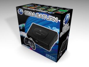 Caja consola Sega Saturn, caja vacía Sega Saturn