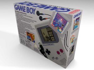 Caja consola Game Boy Tetris Pack DE, caja vacía Game Boy Tetris Pack DE