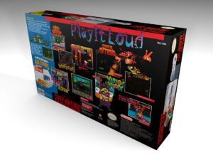 Caja consola Nintendo SNES NTSC Mario Set, caja vacía SNES Mario Set NTSC