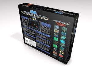 Caja consola Mega Drive 2 Sonic The Hedgehog 2, caja vacía Mega Drive 2 Sonic