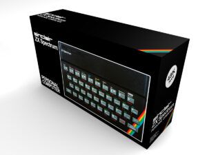 Caja consola Sinclair ZX Spectrum 48K, caja vacía Spectrum 48K black