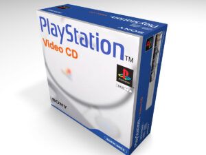 Caja consola PlayStation 1 5903 NTSC Video CD, caja vacia PS1 Video CD