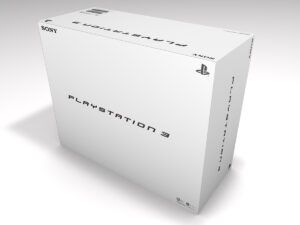 Caja consola PlayStation 3 Fat, caja vacia PS3 Fat