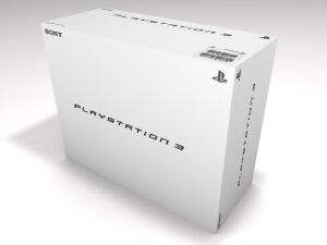 Caja consola PlayStation 3 Fat, caja vacia PS3 Fat