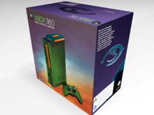 Caja consola Xbox 360 Halo 3 NTSC, caja vacía Xbox 360 Halo 3