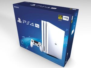 Caja consola Sony PS4 Pro Blanca, caja vacía PS4 Pro Blanca