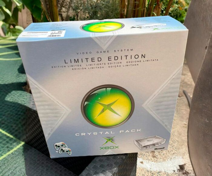 Caja consola Xbox Crystal, caja Xbox Crystal