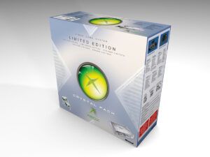 Caja consola Xbox Crystal, caja Xbox Crystal