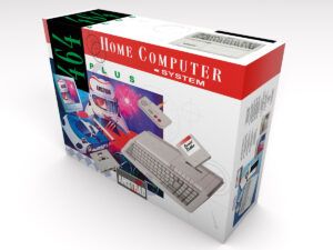 Caja consola Amstrad 464 Plus, caja Amstrad 464 Plus