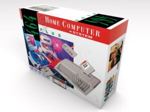 Caja consola Amstrad 464 Plus, caja Amstrad 464 Plus