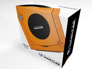 Caja consola Nintendo GameCube Naranja, caja vacía GameCube Naranja